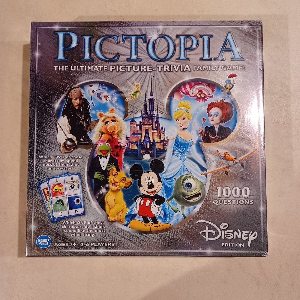 Pictopia Disney Edition 2014 The Ultimate Picture-Trivia Family Game!